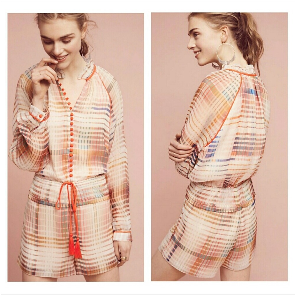 Adelyn Rae Grid Graphic Romper